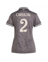 Real Madrid Daniel Carvajal #2 Alternativní Dres pro Dámské 2024-25 Krátký Rukáv